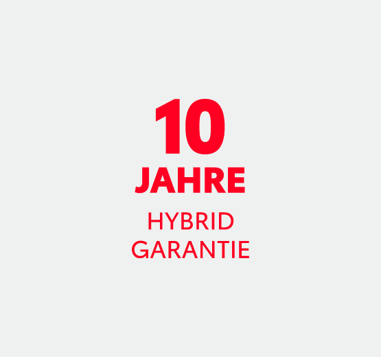 10 JAHRE HYBRID GARANTIE