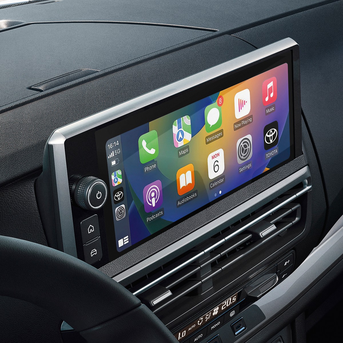 Apple CarPlay auf dem Multimedia-Bildschirm 